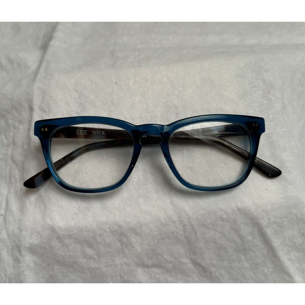 SEE Mick C932 Blue Full Rim Eyeglasses 50-19-145, FRAMES ONLY‎